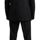 Dolce & Gabbana Black MARTINI Single Breasted 2 Piece Suit