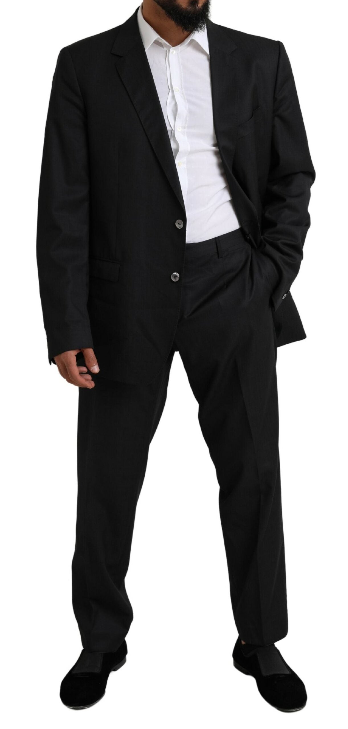 Dolce & Gabbana Black MARTINI Single Breasted 2 Piece Suit