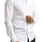 Dolce & Gabbana White MARTINI Cotton Dress Formal Shirt