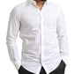 Dolce & Gabbana White MARTINI Cotton Dress Formal Shirt