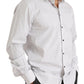 Dolce & Gabbana White MARTINI Cotton Stripe Dress Formal Shirt