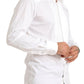 Dolce & Gabbana White GOLD Tuxedo Dress Shirt