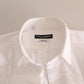 Dolce & Gabbana White GOLD Tuxedo Dress Shirt