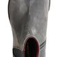 Dolce & Gabbana Gray Leather Men Ankle Boots Shoes