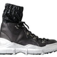 Dolce & Gabbana Black Galileo High Top Sneakers