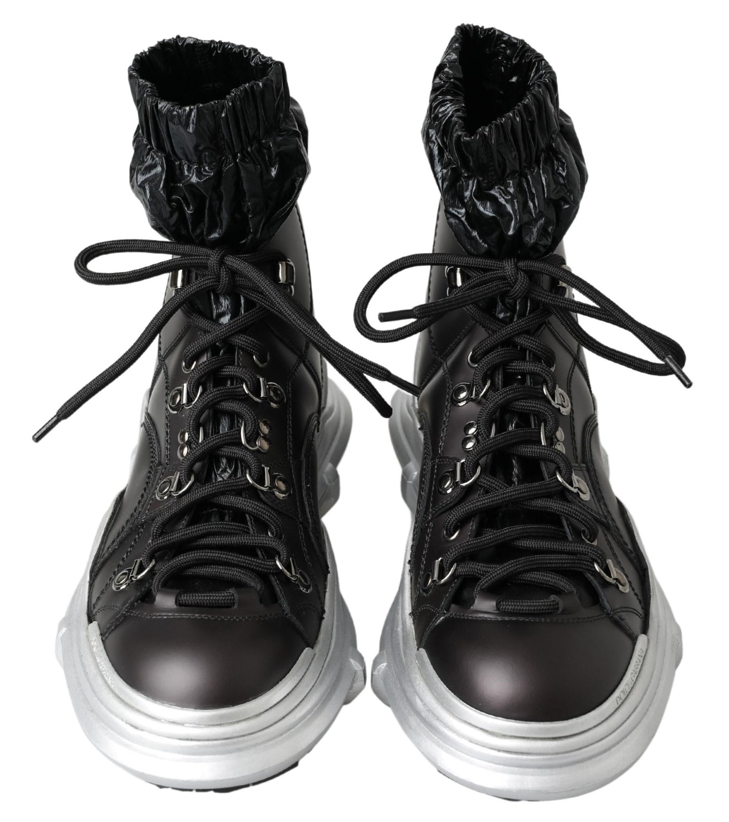 Dolce & Gabbana Black Galileo High Top Sneakers