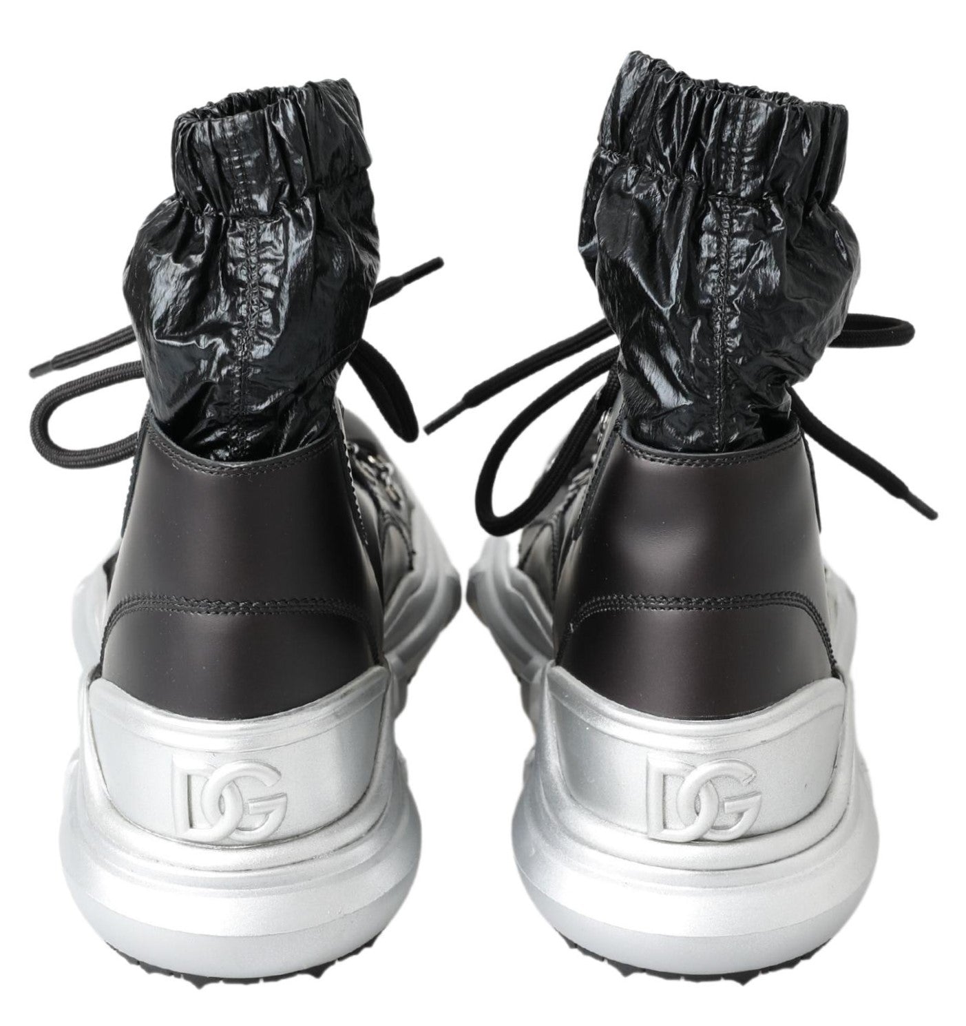 Dolce & Gabbana Black Galileo High Top Sneakers