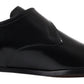 Dolce & Gabbana Black Leather Monk Strap Dress Formal Shoes