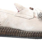 Dolce & Gabbana Ivory Suede Leather Men Espadrille Shoes