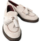 Dolce & Gabbana Ivory Suede Leather Men Espadrille Shoes