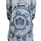 Dolce & Gabbana Blue Majolica Cape Thobe