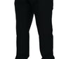 Dolce & Gabbana Black Dress Wool Silk Trouser Pants