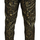 Dolce & Gabbana Elegant Jacquard Evening Pants