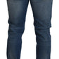 Dolce & Gabbana Blue Wash Skinny Cotton Denim Jeans