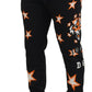 Dolce & Gabbana Black Orange Star Trousers Sport Pants