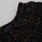 Dolce & Gabbana Brown Fatto A Mano Turtleneck Pullover Sweater