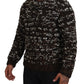 Dolce & Gabbana Brown Knitted Wool Fatto A Mano Sweater