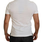 Dolce & Gabbana White Logo Short Sleeve Polo Shirt