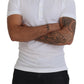 Dolce & Gabbana White Logo Short Sleeve Polo Shirt