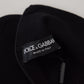 Dolce & Gabbana Black Half Zip Turtleneck Pullover Sweater