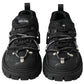 Dolce & Gabbana Black Trekking Derby Logo Sneakers