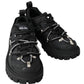 Dolce & Gabbana Black Trekking Derby Logo Sneakers