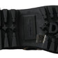 Dolce & Gabbana Black Trekking Derby Logo Sneakers