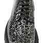 Dolce & Gabbana Black White Derby Patent Leather Shoes