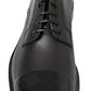 Dolce & Gabbana Black Leather Derby Dress Shoes