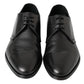 Dolce & Gabbana Black Derby Formal Dress Shoes