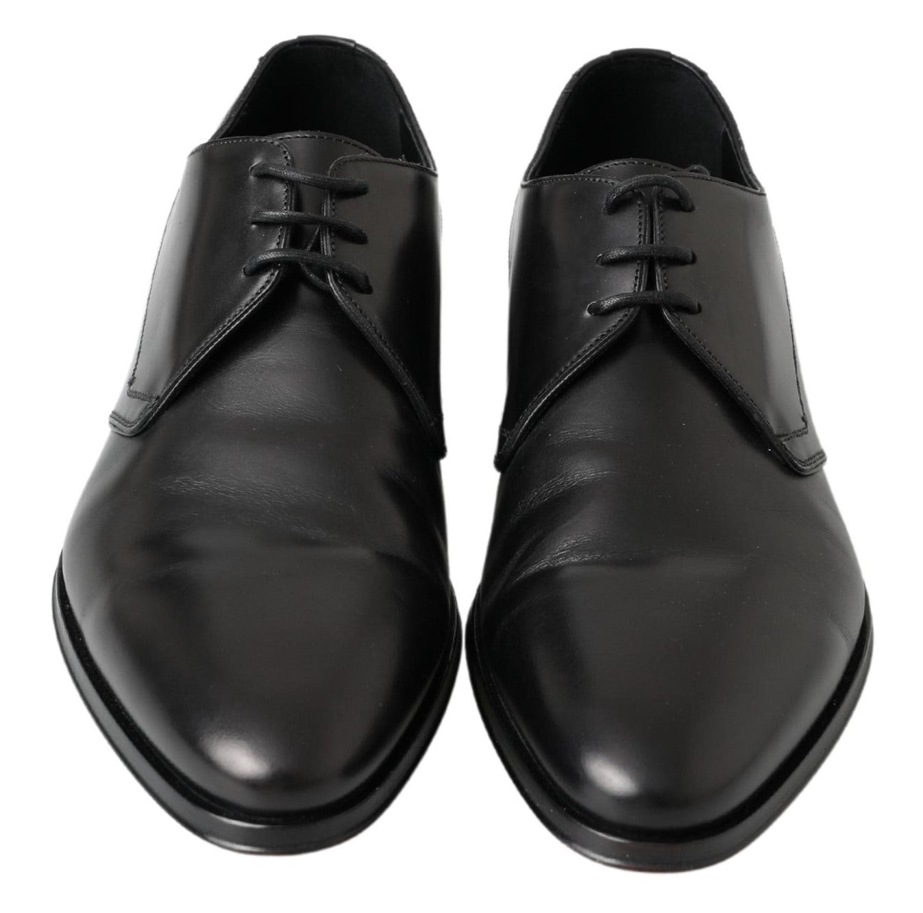 Dolce & Gabbana Black Derby Formal Dress Shoes