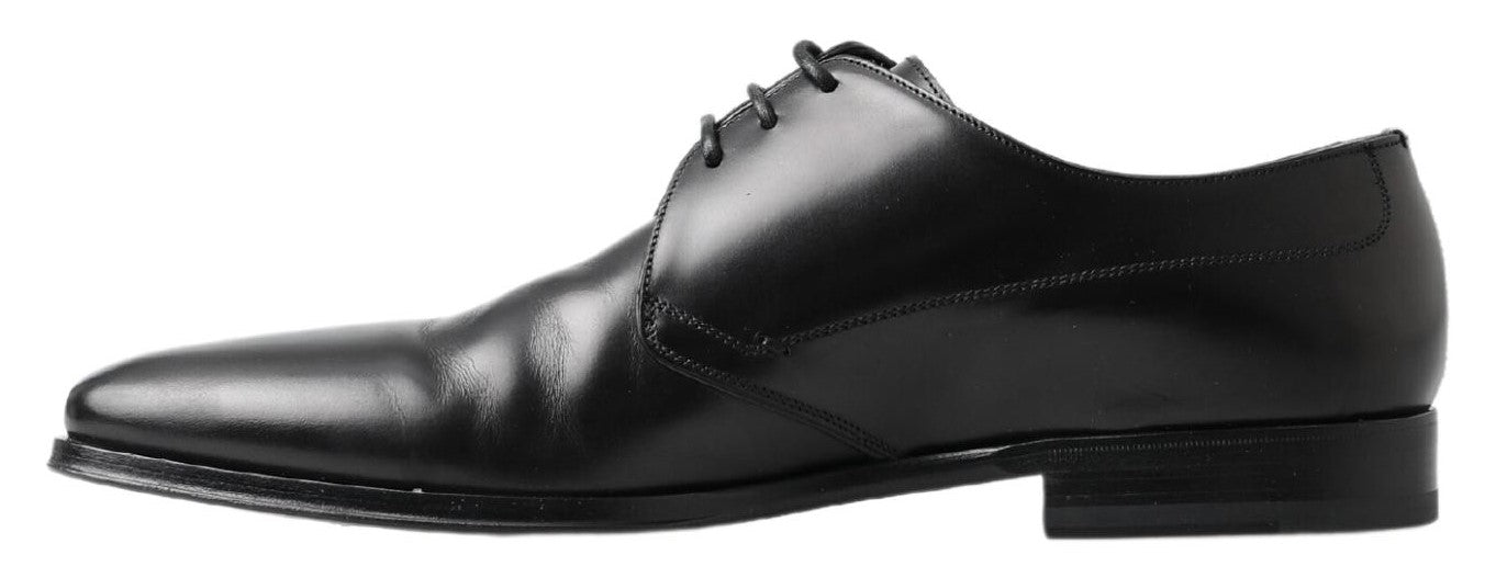 Dolce & Gabbana Black Derby Formal Dress Shoes