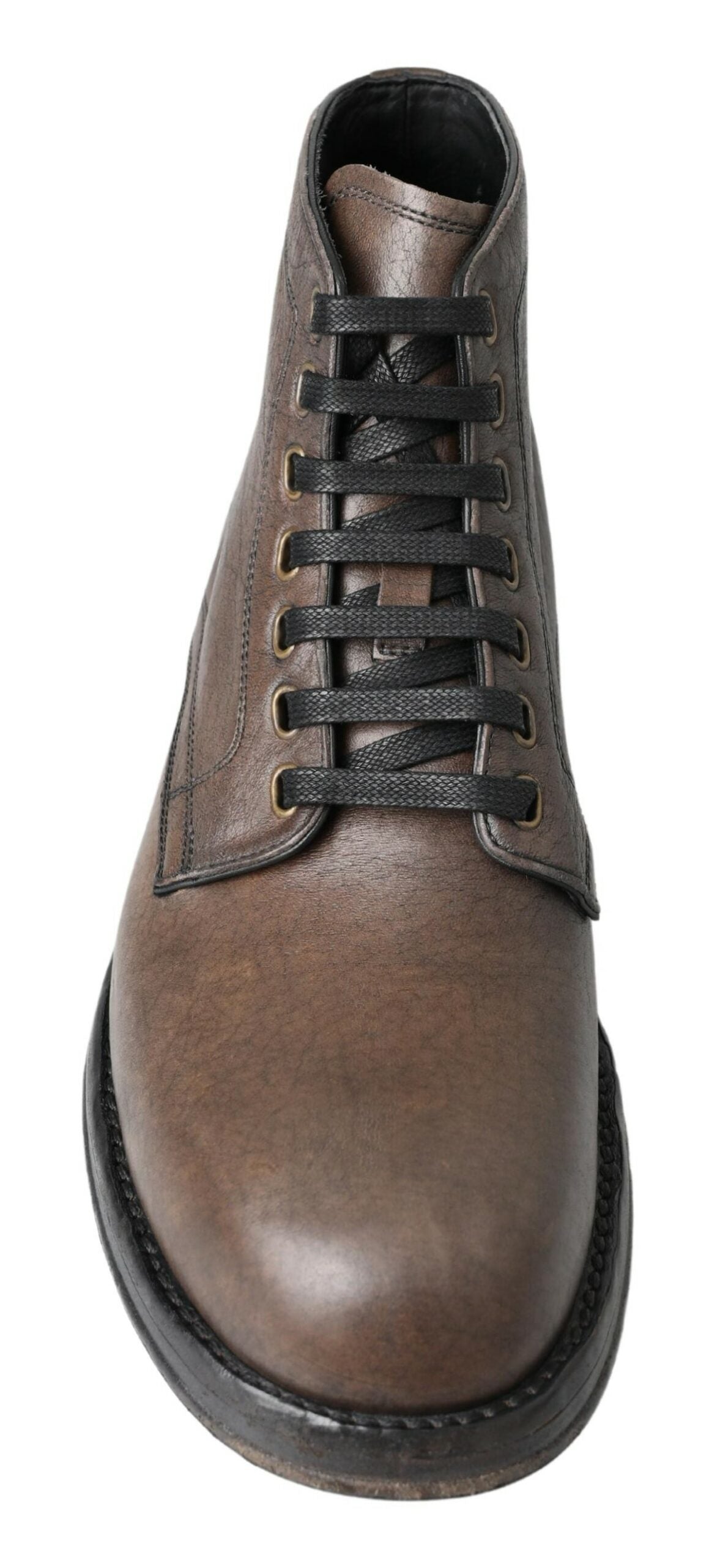 Dolce & Gabbana Brown Horse Leather Perugino Shoes