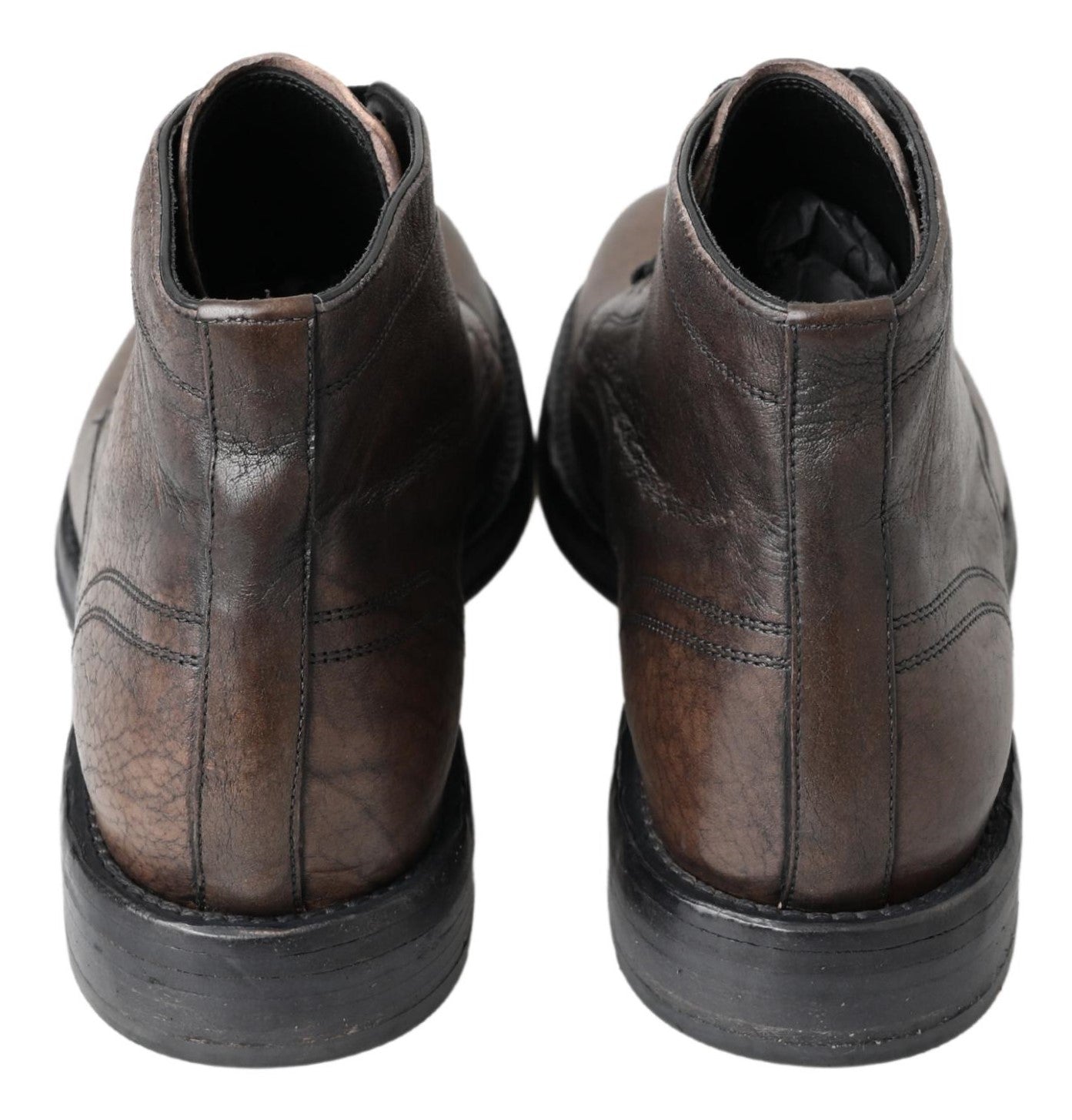 Dolce & Gabbana Brown Horse Leather Perugino Shoes