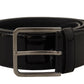 Dolce & Gabbana Elegant Black Leather Belt