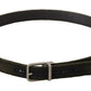 Dolce & Gabbana Green Velvet Silver Tone Metal Buckle Belt