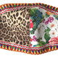 Dolce & Gabbana Multicolor Leopard Floral Elastic Ear Strap Face Mask