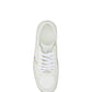 Fendi White Calf Leather Low Top Sneakers