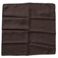 Dolce & Gabbana Brown Patterned Silk Square Handkerchief Scarf