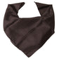 Dolce & Gabbana Brown Patterned Silk Square Handkerchief Scarf