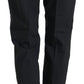 Dolce & Gabbana Black Wool High Waist Tapered Pants