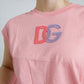 Dolce & Gabbana Pink DG Logo T-shirt