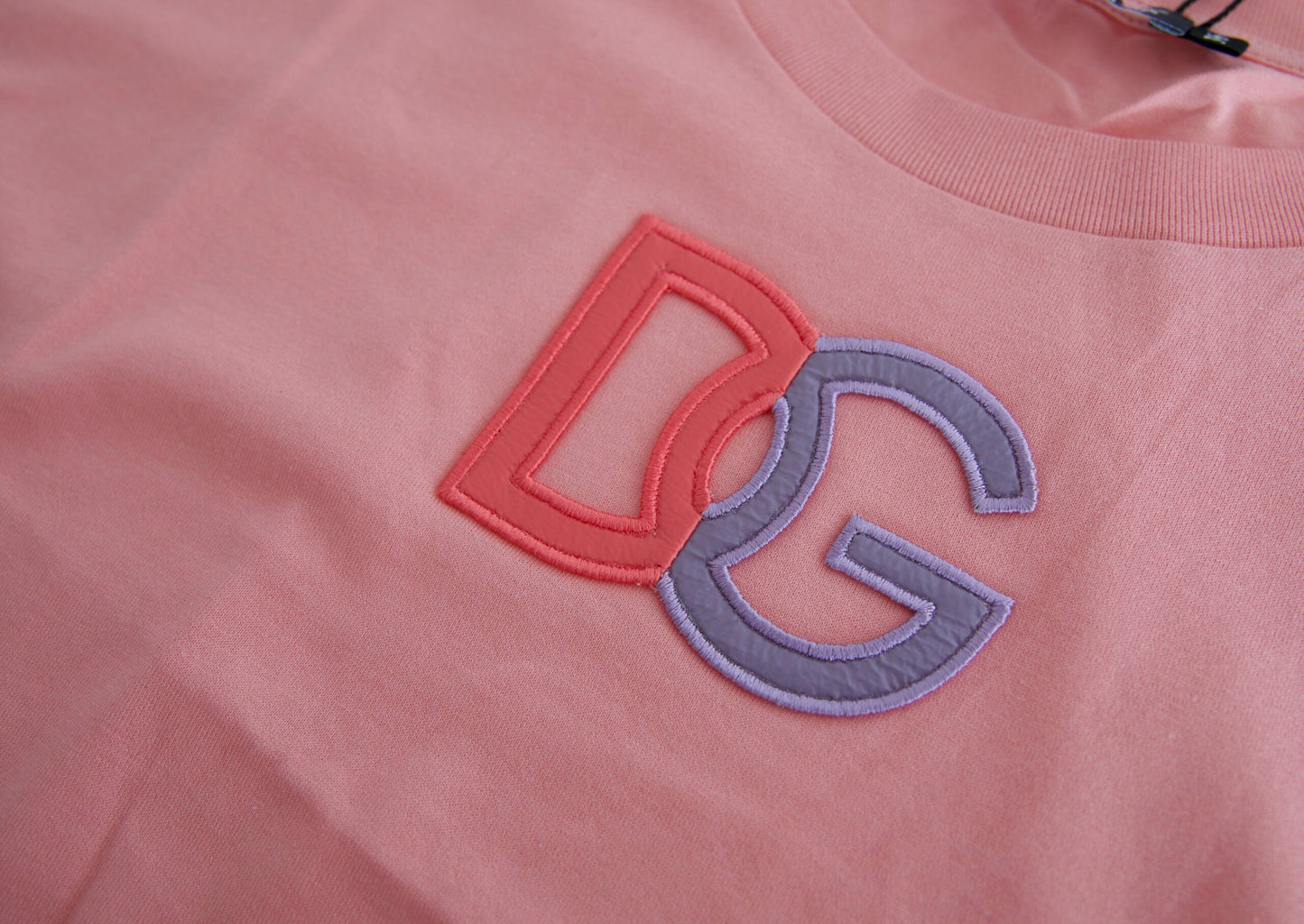 Dolce & Gabbana Pink DG Logo T-shirt