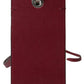 Dolce & Gabbana Red Leather Lanyard Logo Slim Card Holder Men Wallet