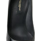 Dolce & Gabbana Black Patent Leather High Heels Pumps Shoes