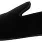 Dolce & Gabbana Black Velvet Loafers Formal Shoes