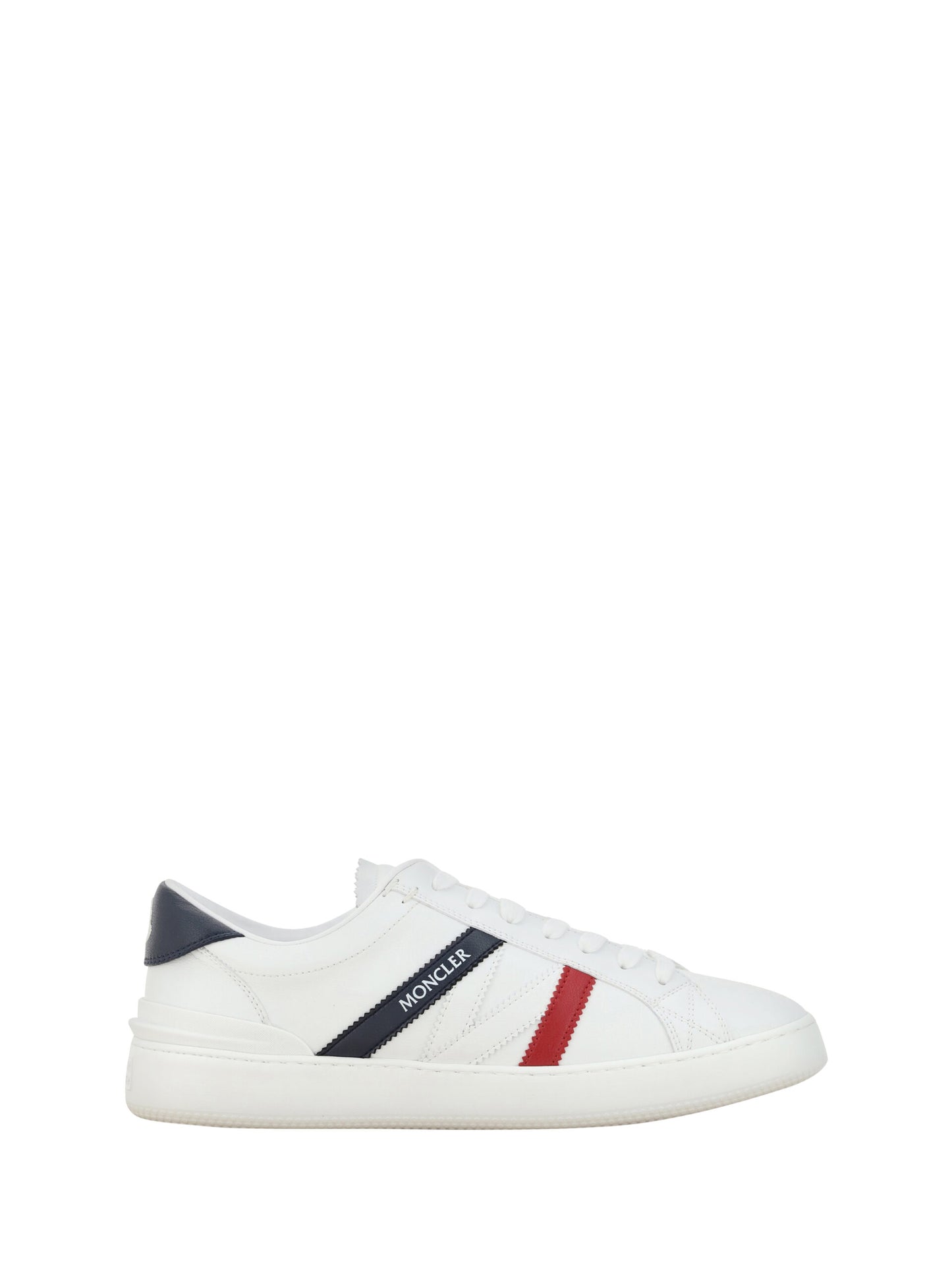 Moncler White Monaco M Low Top Sneakers