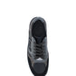 Fendi Black Grey Calf Leather Sneakers