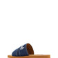 Chloé Denim Blue Woody Slides Sandals