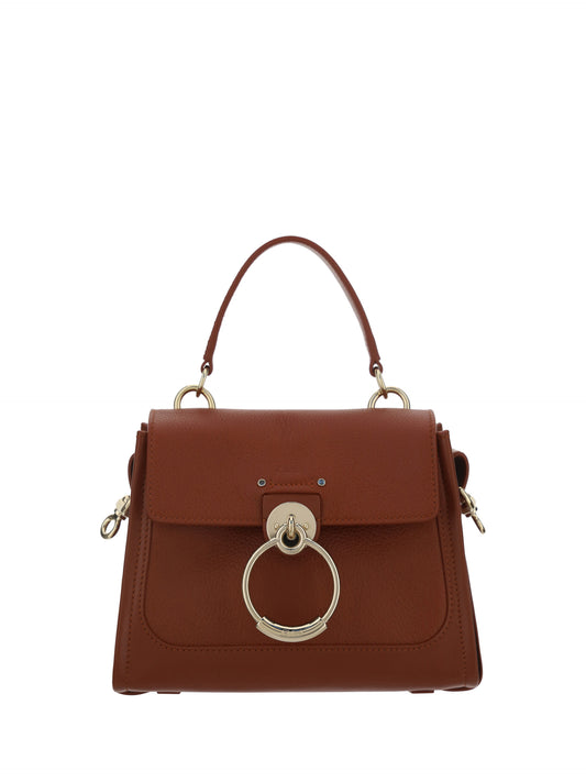 Chloé Sepia Brown Calf Leather Tess Handbag